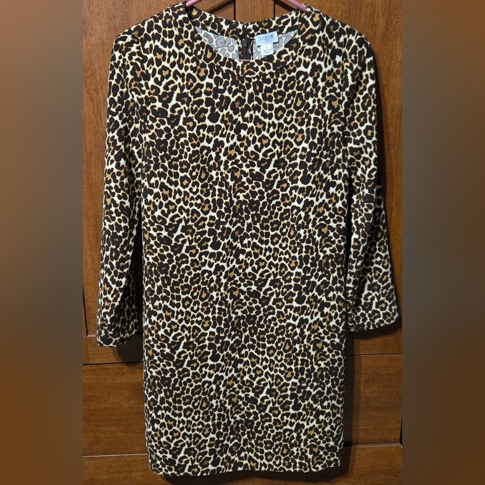 J. Crew Animal Print Dress